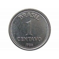 Бразилия 1 сентаво 1986 г.