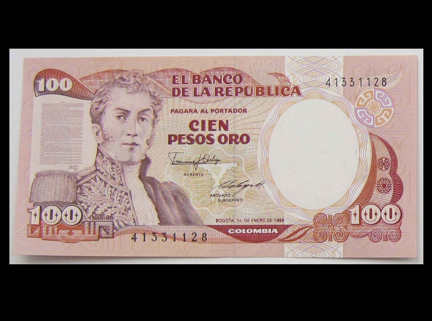 1 песо в долларах. 100 Песо. Колумбия 100. Колумбийский песо. Валюта Колумбии 100.