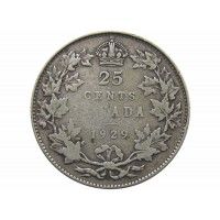Канада 25 центов 1929 г.