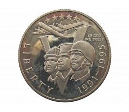 США 1/2 доллара 1993 г. P (50 лет победы во Второй Мировой войне)