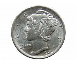 США дайм (10 центов) 1920 г. 