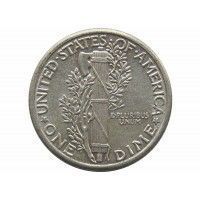 США дайм (10 центов) 1927 г. 