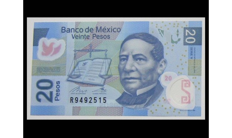 Мексика 20 песо 2016 г.