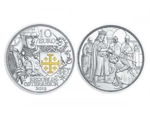Новая монета Австрии из серии "Рыцарские истории".