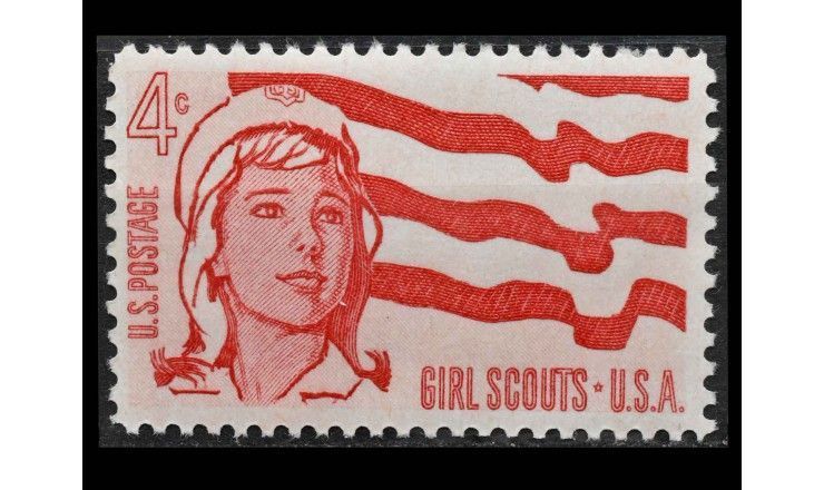 США 1962 г. "50 лет американскому движению девочек-скаутов" 