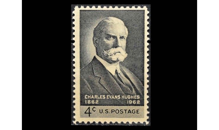 США 1962 г. "Чарльз Эванс Хьюз, политик" 