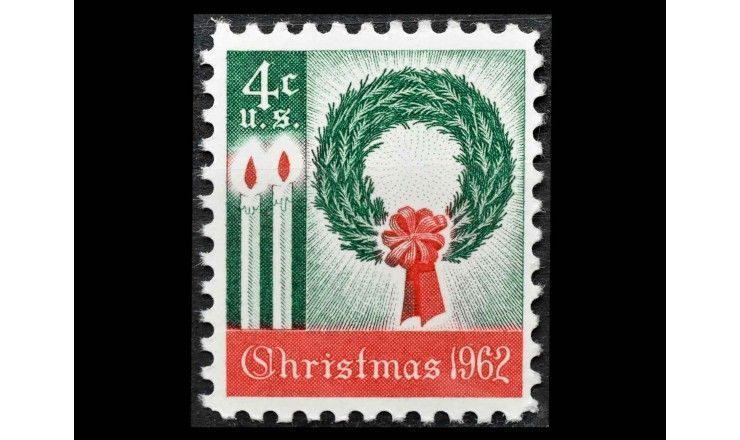 США 1962 г. "Рождество" 