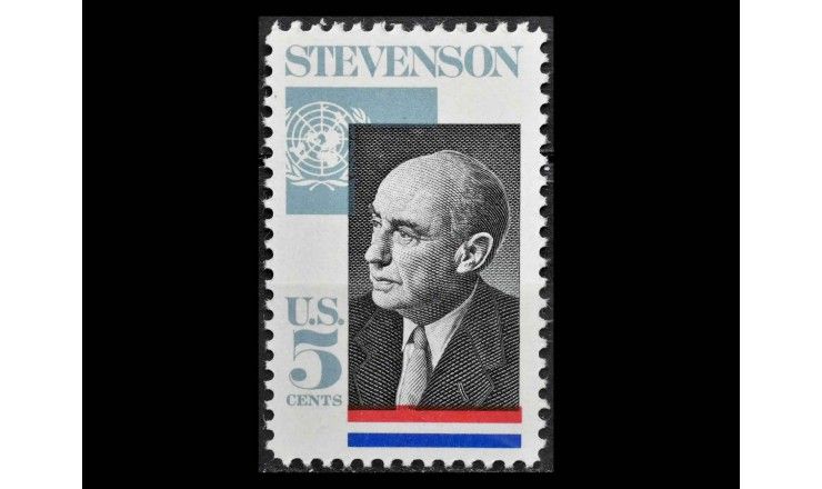 США 1965 г. "Эдлай Эвинг Стивенсон, политик"