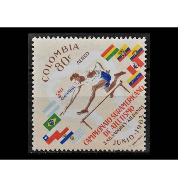 Колумбия 1963 г. "Атлетические игры, Кали"
