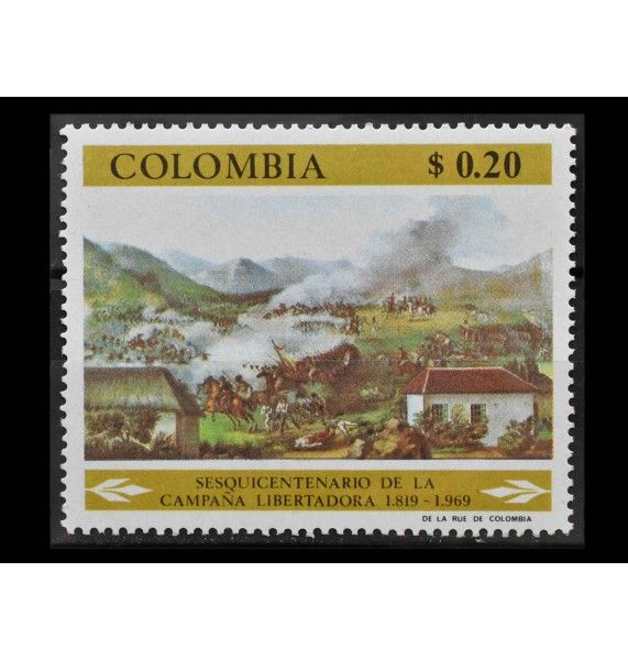 Колумбия 1969 г. "150 лет освободительной войне против Испании"
