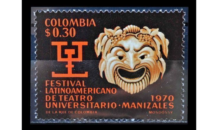 Колумбия 1970 г. "Театральная  маска"