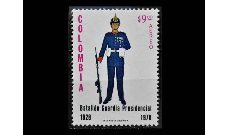 Колумбия 1978 г. "50 лет Батальону Президентской гвардии"