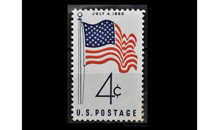 США 1960 г. "Новый американский флаг" 