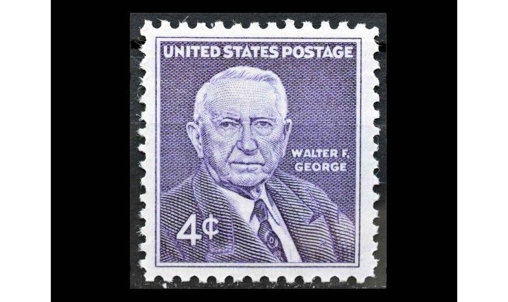 США 1960 г. "Уолтер Ф. Джордж, сенатор" 