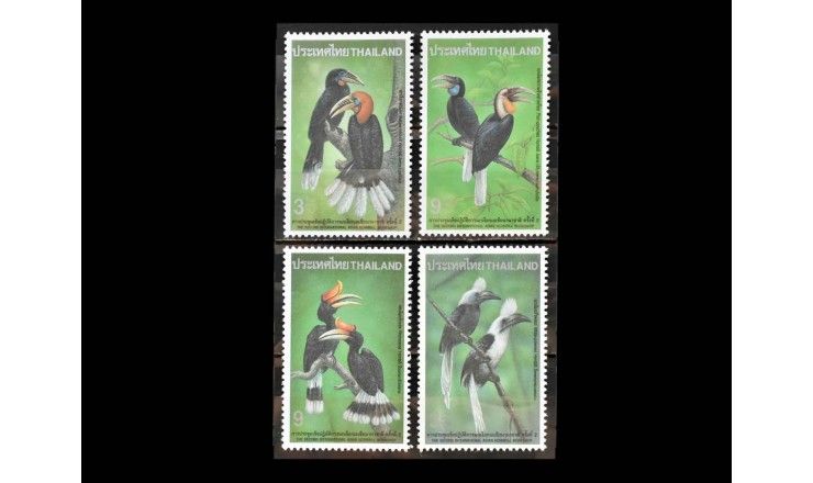 Таиланд 1996 г. "Птицы-носороги"