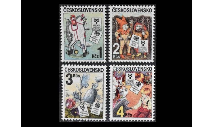 Чехословакия 1985 г. "Биеннале для детских книжных иллюстраций, Преббург"