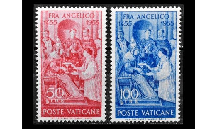 Ватикан 1955 г. "500 лет со дня смерти Доминиканца Фра Анджелико"