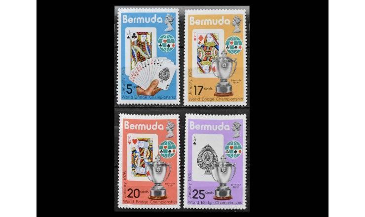 Бермудские Острова 1975 г. "Чемпионат мира по бриджу"