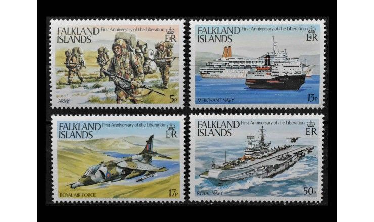 Фолклендские острова 1983 г. "1-я годовщина освобождения"