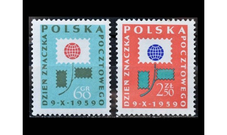 Польша 1959 г. "День почтовой марки"