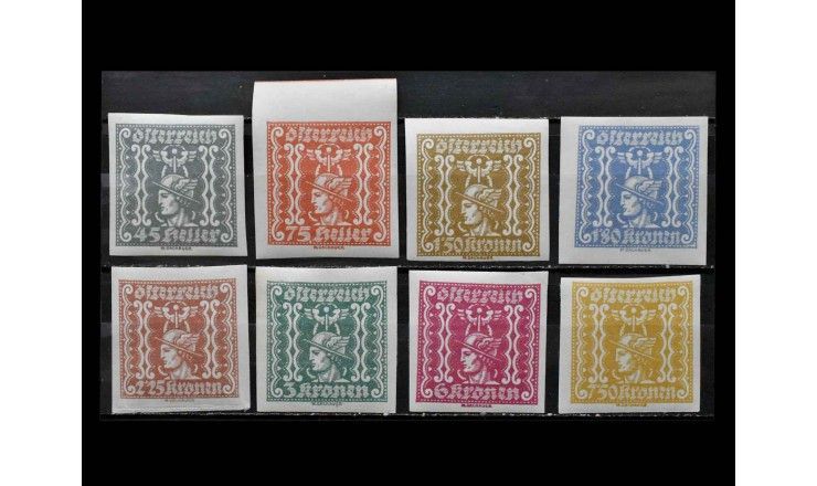Австрия 1921/1922 г. "Газетные марки" 