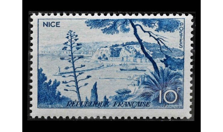 Франция 1955 г. "Стандартные марки: Ландшафты"