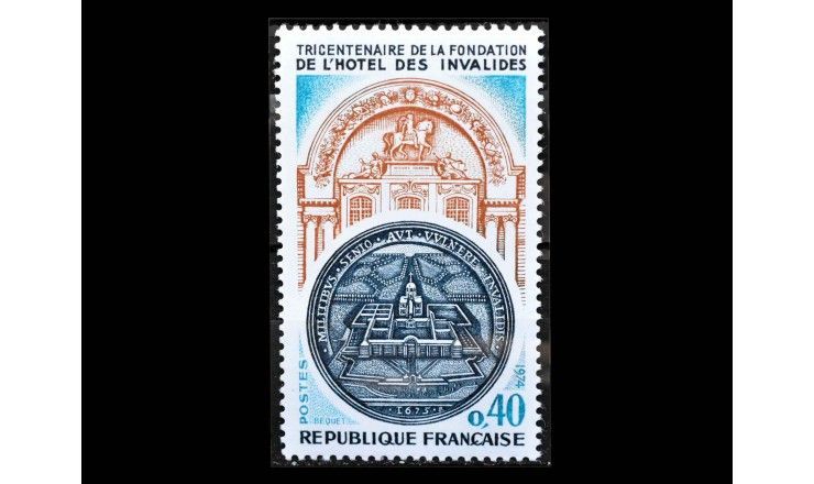 Франция 1974 г. "300 лет "Дворцу инвалидов": Медаль"