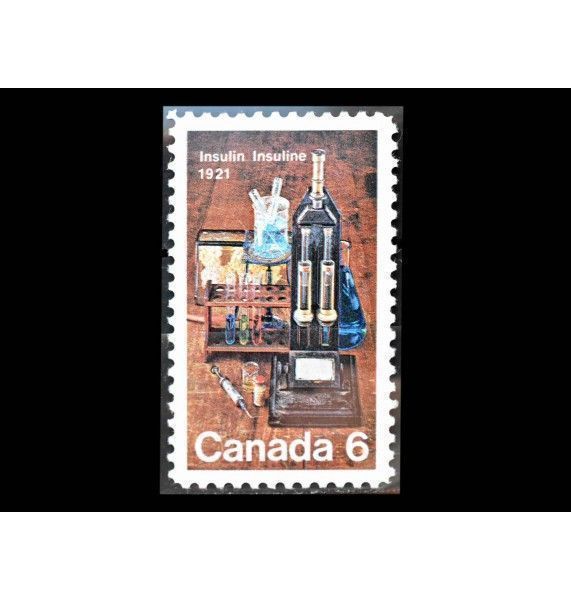 Канада 1971 г. "50 лет со дня открытия инсулина"