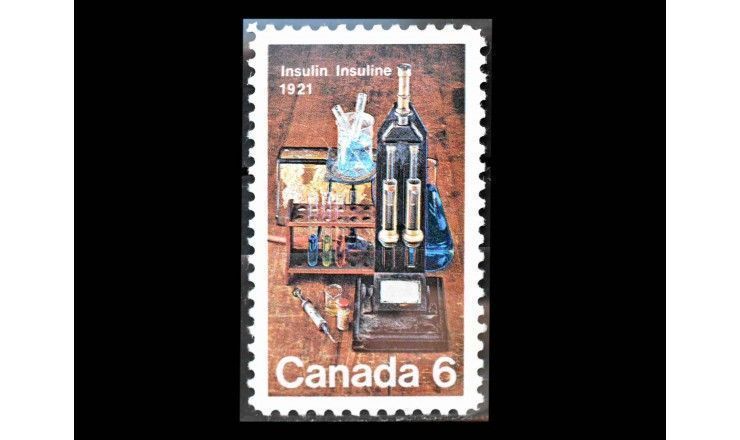 Канада 1971 г. "50 лет со дня открытия инсулина"