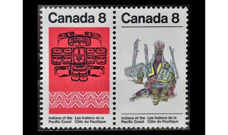 Канада 1974 г. "Индейцы: Ремесла и образ жизни"