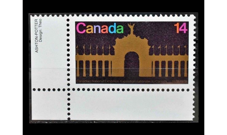 Канада 1978 г. "Сто лет Канадской национальной выставке (CNE)"