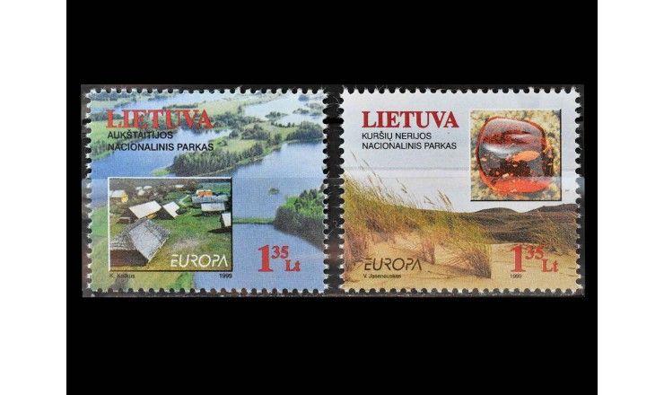 Литва 1999 г. "Европа: Природа и национальные парки"