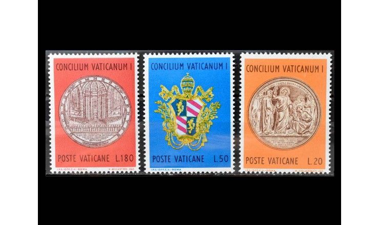 Ватикан 1970 г. "Столетие Первого Ватиканского Собора"