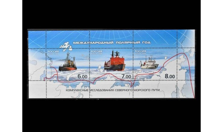 Россия 2008 г. "Международный полярный год (2007-2008)"