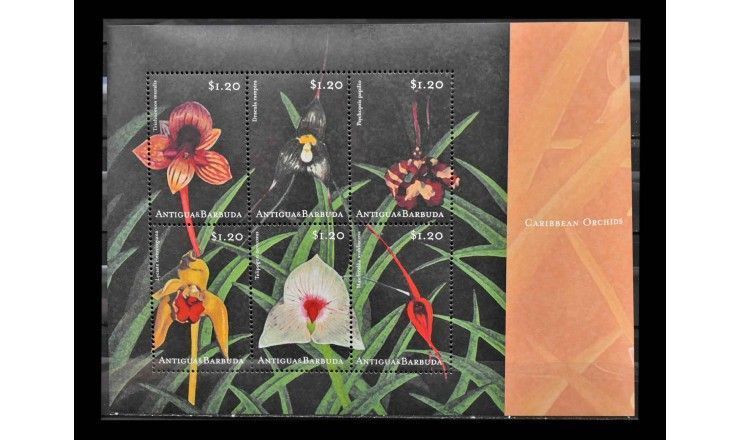 Антигуа и Барбуда 2001 г. "Орхидеи"