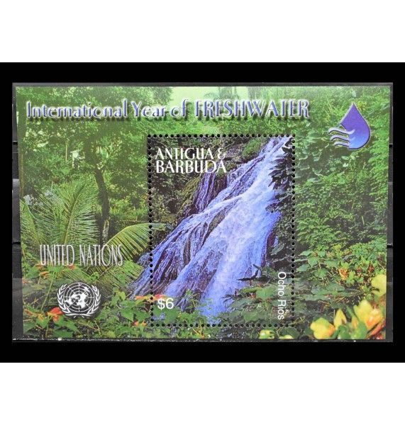 Антигуа и Барбуда 2003 г. "Международный год пресной воды: Водопады" 