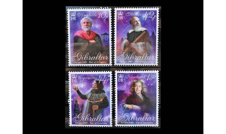Гибралтар 2009 г. "Европа: Астрономия"