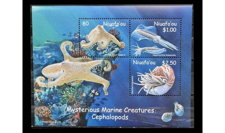 Ниуафооу 2002 г. "Морская фауна: Головоногие"