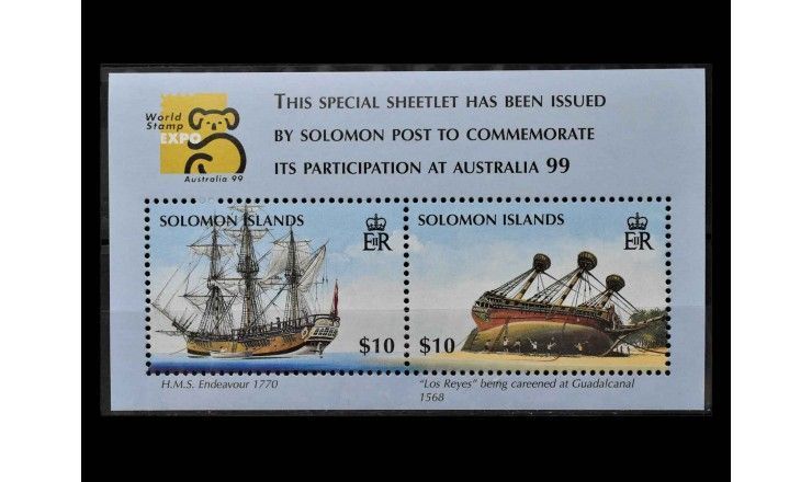 Соломоновы острова 1999 г. "Международная выставка марок Australia ’99, Мельбурн"