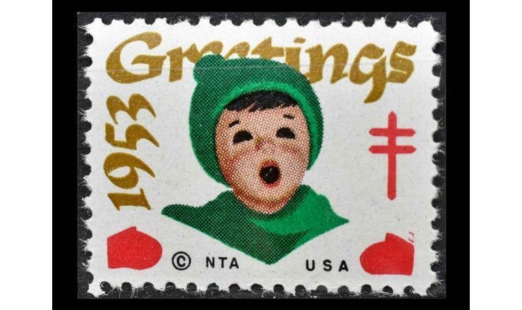 США 1953 г. "Рождество"