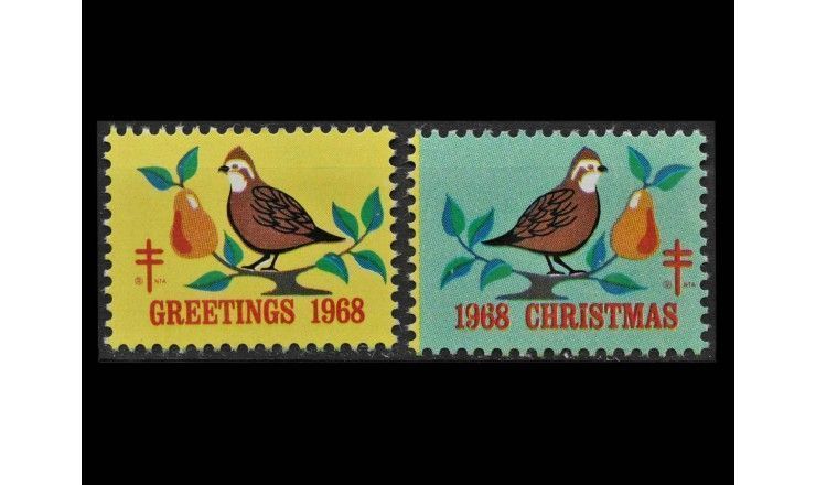 США 1968 г. "Рождество" 