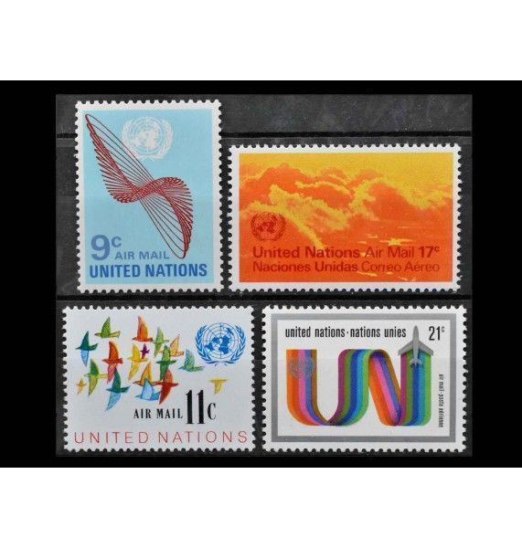 ООН (Нью-Йорк) 1972 г. "Авиапочтовые марки"