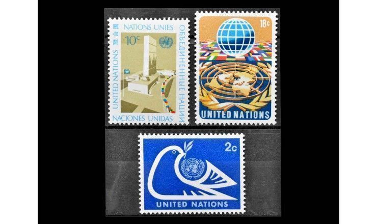 ООН (Нью-Йорк) 1974 г. "Стандартные марки"