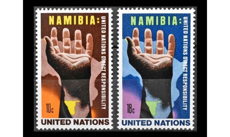 ООН (Нью-Йорк) 1975 г. "Прямая ответственность ООН за Намибию"