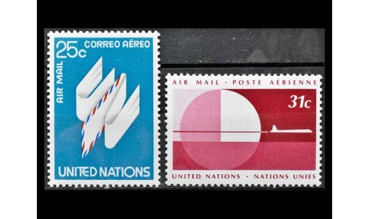 ООН (Нью-Йорк) 1977 г. "Авиапочтовые марки"