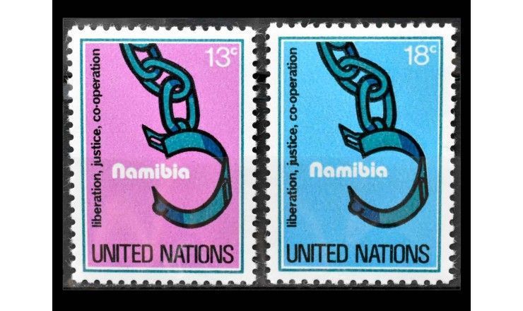ООН (Нью-Йорк) 1978 г. "Намибия: Освобождение, справедливость, сотрудничество"