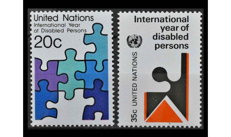 ООН (Нью-Йорк) 1981 г. "Международный год инвалидов"