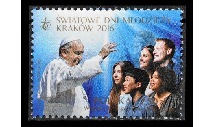 Польша 2016 г. "Всемирный день молодёжи"