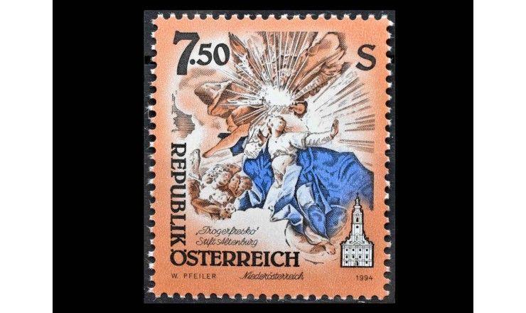 Австрия 1994 г. "Произведения искусства из монастырей" 
