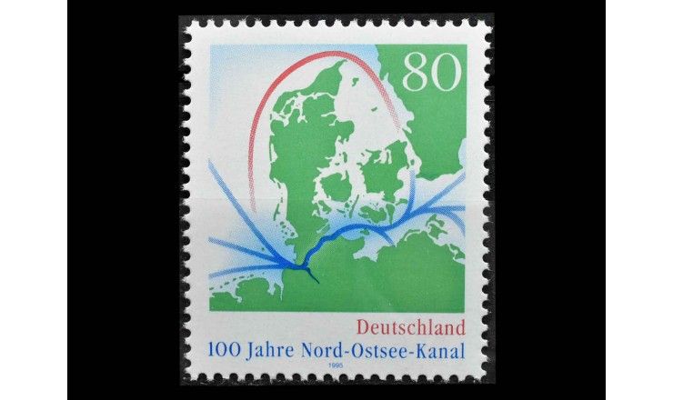 ФРГ 1995 г. "100 лет Кильскому каналу"